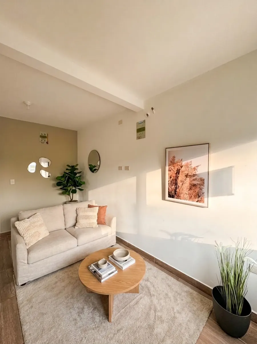 Sala de ECO CASA con ambientación virtual de mobiliario